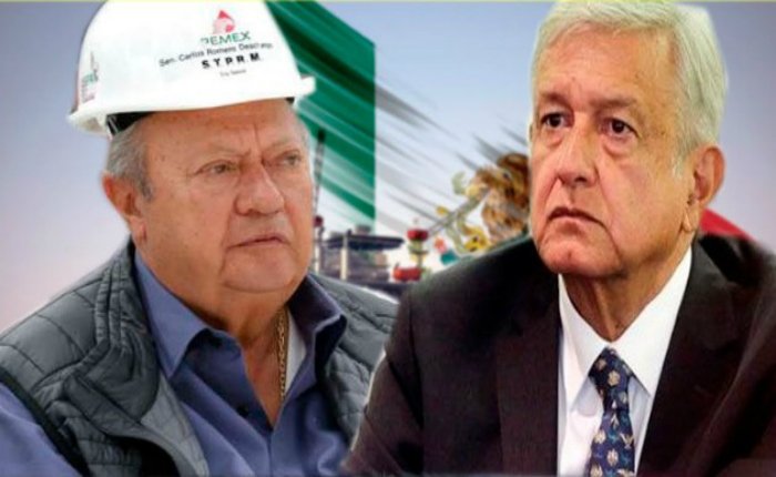 “Deja de ser trabajador activo de Pemex”: AMLO informó que Carlos Romero Deschamps presentó su renuncia