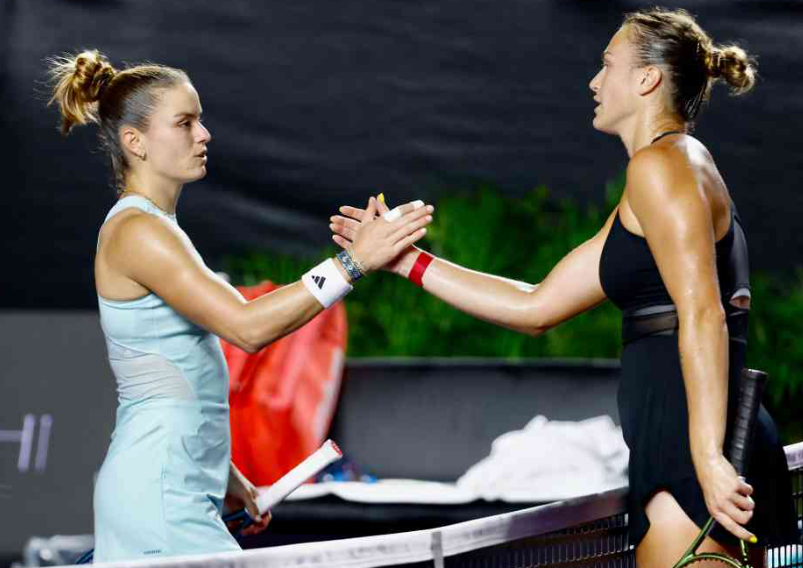 PRIMER DÍA DE LAS WTA FINALS CANCÚN RESULTO EN TRIUNFO DE SABALENKA Y DERROTA DE GAUFF Y PEGULA EN DOBLES