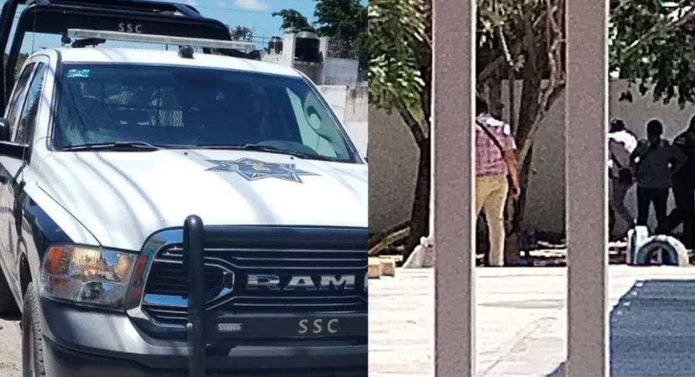 “Hombre se Refugia en Kínder de Cancún para Escapar de Secuestradores”