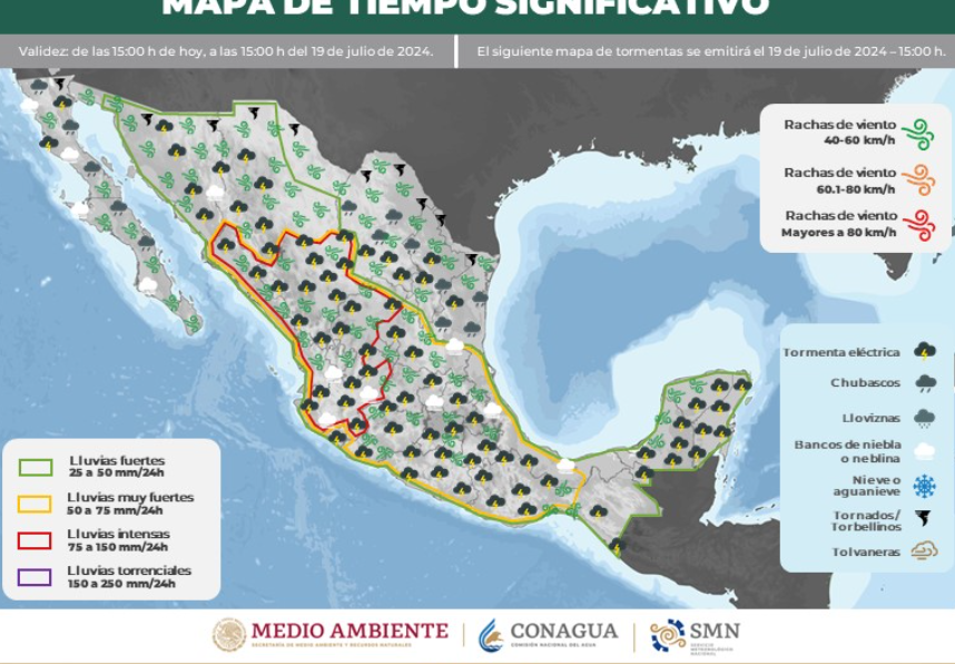 Lluvias Fuertes y Altas Temperaturas en Quintana Roo: ¡Prepárate para un Clima Intenso!