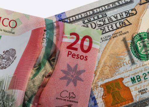 Peso Mexicano Sufre Fuerte Depreciación: Supera las 20 Unidades por Dólar