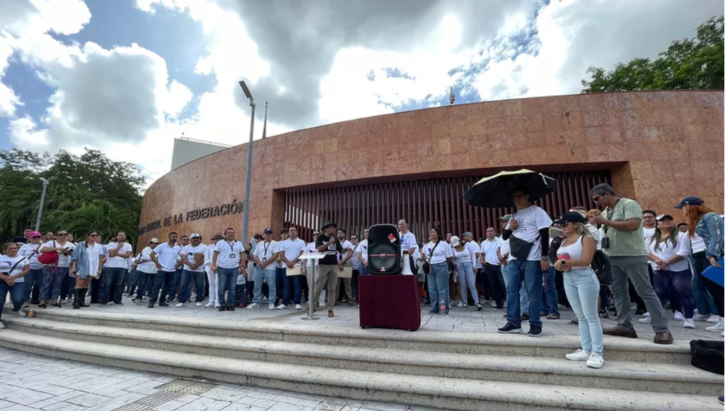 Judicatura Federal en Cancún se Suma al Paro Nacional en Contra de la Reforma al Poder Judicial.