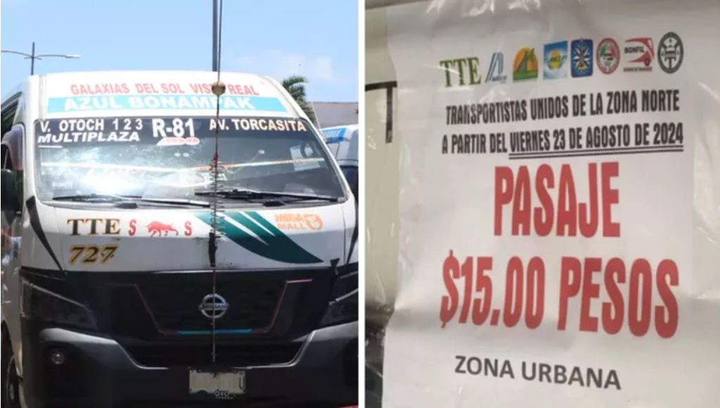 Ciudadanos de Cancún Rechazan Aumento de $5 en Transporte Público: IMOVEQROO Lanza Operativos para Detener Cobro Ilegal.