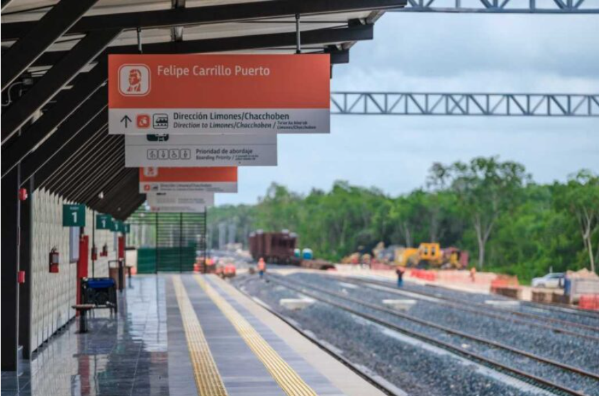 Inicia operaciones la estación del Tren Maya en Felipe Carrillo Puerto con viajes al norte del estado.