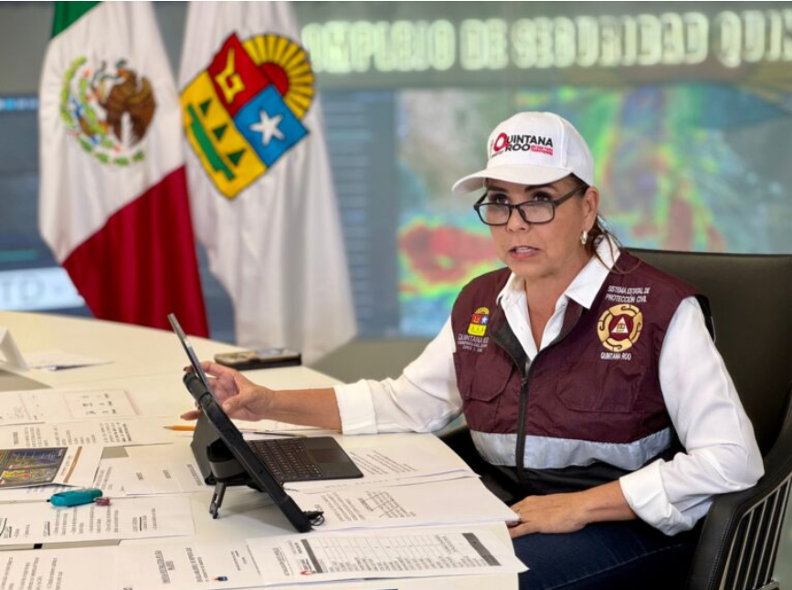 Mara Lezama confirma reanudación de actividades tras el paso de huracán “Helene”.