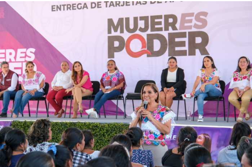 Mara Lezama anuncia reemplazo de tarjetas “Mujer es Poder” del 21 al 31 de octubre