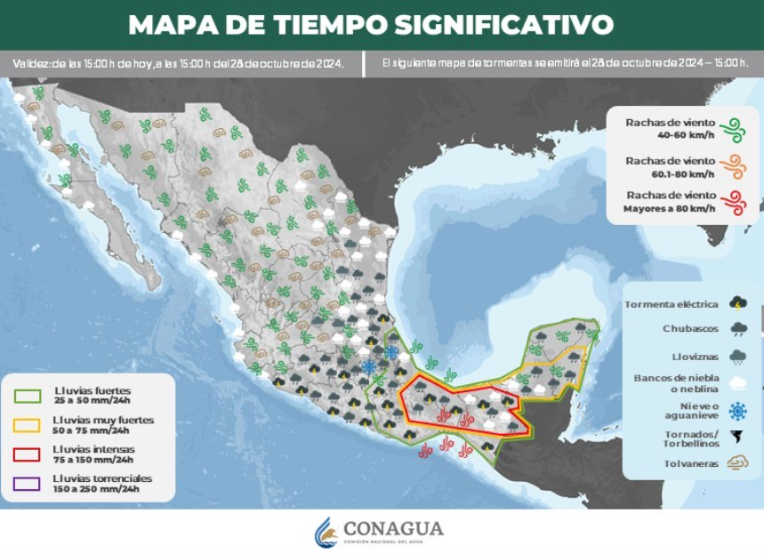 “Nueva Onda Tropical Lleva Lluvias y Tormentas a Quintana Roo: Impacto Climático en la Península de Yucatán”