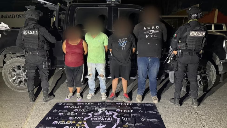 Detienen a familia ligada a banda criminal en Teocaltiche; estarían vinculados con extorsión y homicidios